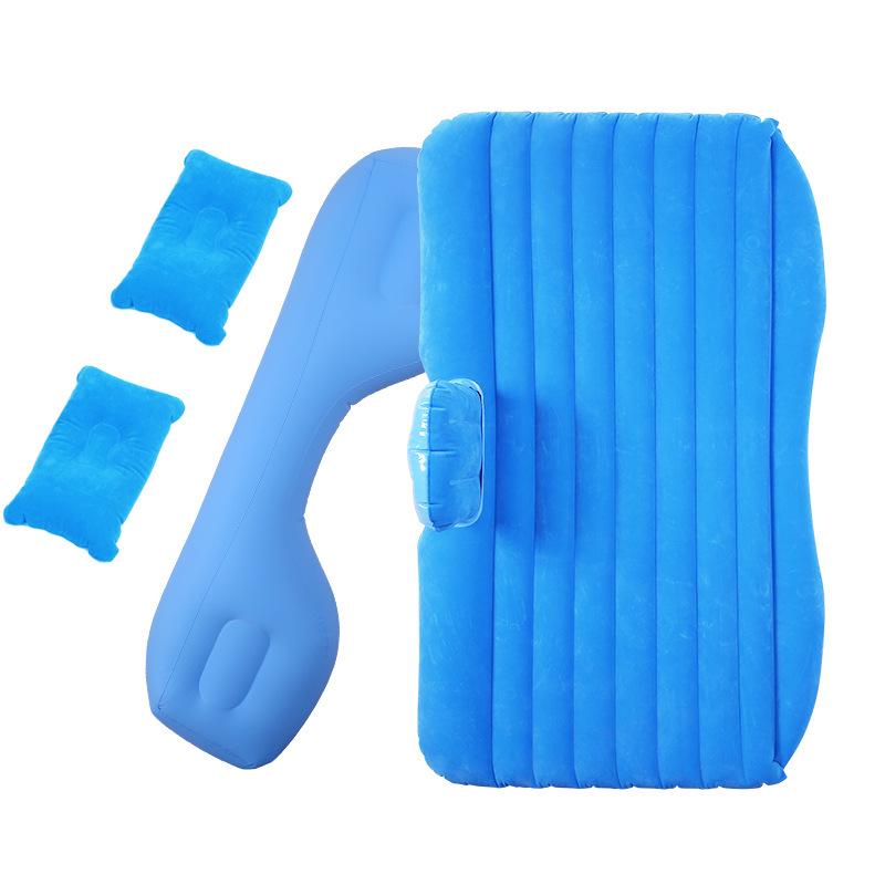 Folding SUV Inflatable Car Bed - PVC Flocking Travel Mattress