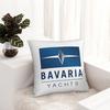 Bavaria Yachts Blue Silver Logo Square Pillowcase Cushion Cover Pillow Case Throw Pillow Cover for Home Sofa Living Room