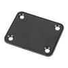 Electric Guitar Neck Plate Metal Guitar Neck Reinforcing Protective Board for Replacement Black