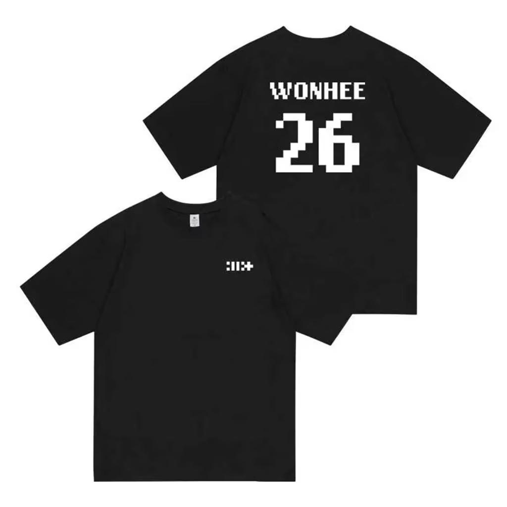 2026 Summer Fashion Trendy Tee Hiphop Y2K Star Same T-shirt BACK PressStart PHOTO Printe Kpop Shirt Pullover Women Men Korean Style