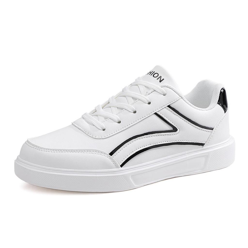 Plus Size White Skate Shoes for Women - Stylish, Breathable, Lightweight, Easy-to-Match Casual High School Sports Shoes, Korean Style.
