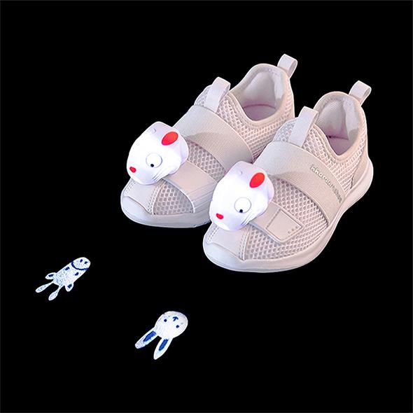 Kkomomshu LED tênis feixe-SN1KIDSWHT