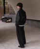 Mood Inside Amber Noble Leather Blouson Jacket_Black