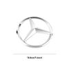 1pc 188mm/210mm ABS Car Front Grille Badge Decal Cover Emblem For Benz W204 W205 W210 W211 W212 W213 A/C/E/S class/CLA/GLA GLC