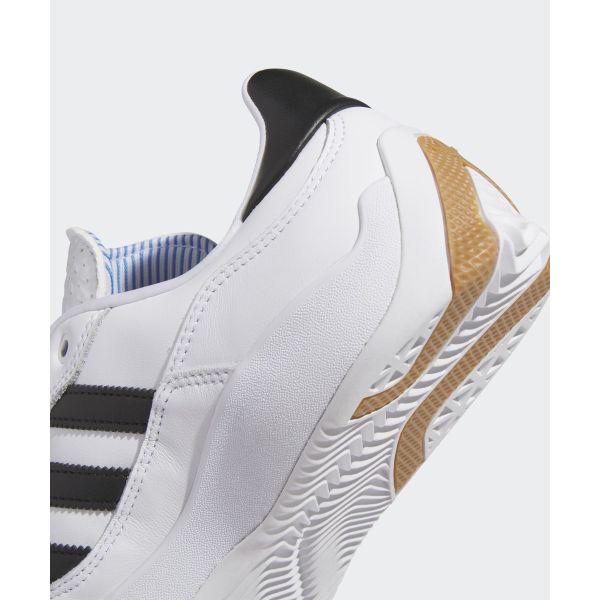 adidas Puig White Black Men Sneakers Cloud-White Core-Black Blue-Bird JH8168