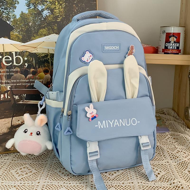 Schultasche Kinder Grundschüler Mädchen Hasenohren Rucksack Mittelschüler Oberstufenschüler Studenten Rucksack