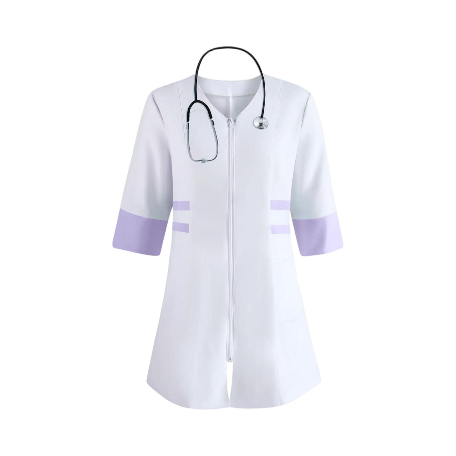 

Модная женская униформа, с длинным и коротким рукавом, облегающая рабочая одежда XL