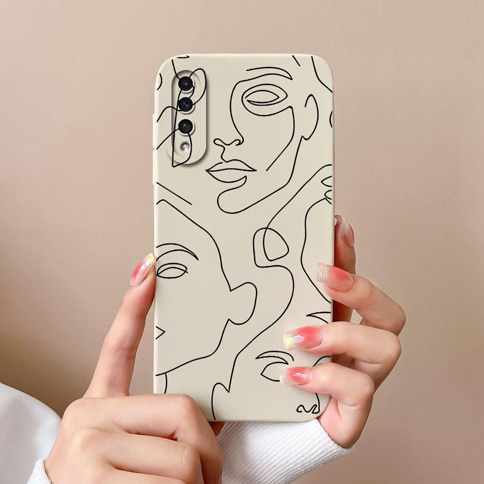 Neue Hülle Für Samsung A50 A50S Katze Weiches Glattes Flüssiges Silikon Vollschutz Anti-Schock-Stoßfänger Für Galaxy A 50 A 50S Funda Coque