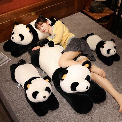 Large Party Panda Doll Plush Toy Zoo Black and White Panda Doll Girl Sleeping Soothing Rag Doll