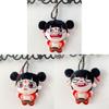 Adorable Nezha Plush Doll Keychain Soft Toy For Backpack Decoration In Various Expressions