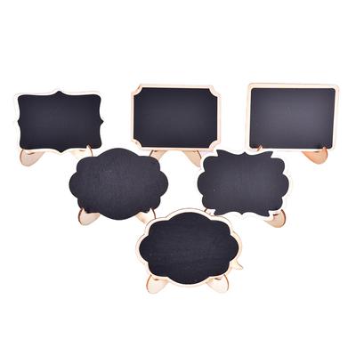 6Style Mini Wooden Whiteboard Message Chalkboard Small Notice Blackboard Stand