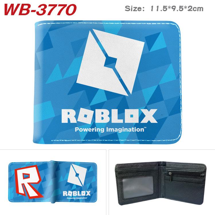 Virtual World Game Peripheral Wallet Cartoon Print Short Fold Card Holder Unisex 1pcs