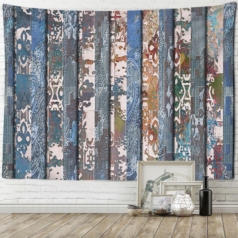 3D Druck Landschaft Malerei Wandteppich Hängen Psychedelic Hippie Tapiz Böhmischen Stil Ästhetik Zimmer Home Decor