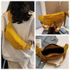 Cloth Nylon Fanny Packs Solid Color Crossbody Waist Pack Casual Chest Bag Travel