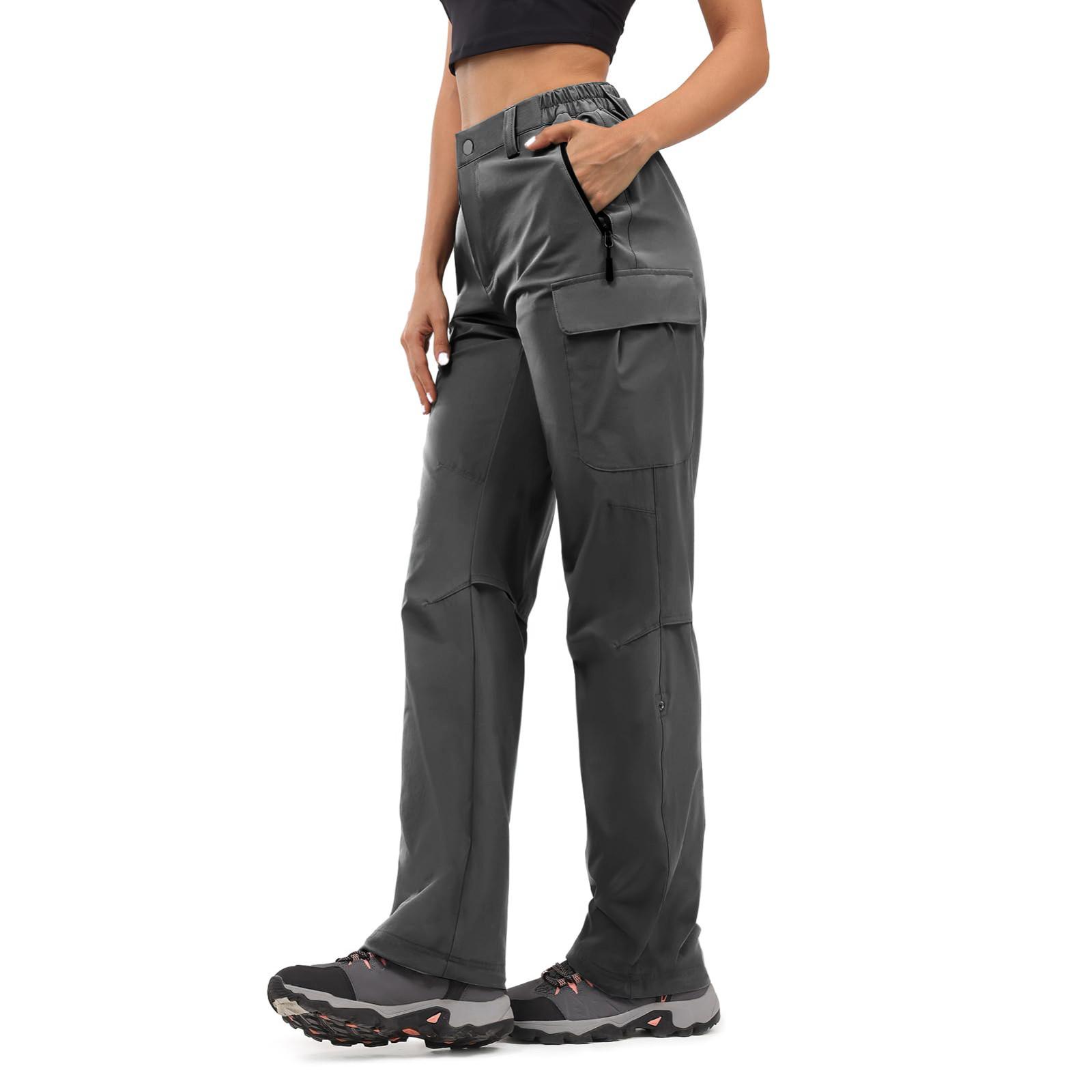 

Женские плиссированные брюки-карго для походов с карманами M