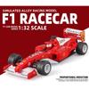 1/32 Scale Alloy Ferrari F1 Racing Car Toy Model with Retroactive Motion, Sound & Light Effects - Ideal for Kids' Racing Play & STEM Lea