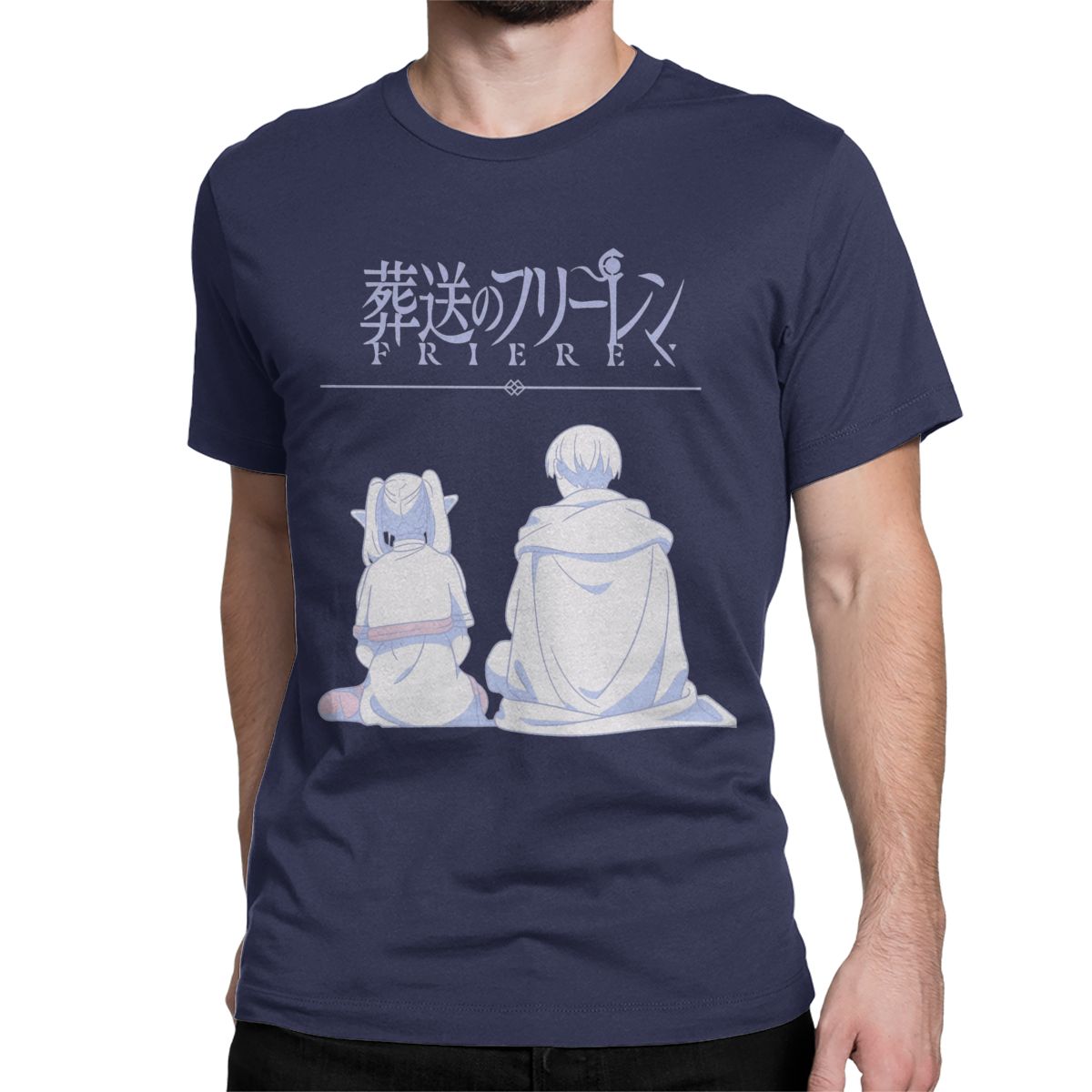 

Men Women TShirt Frieren At The Funeral Himmel Funny Cotton Tees Short Sleeve Sousou No Frieren Anime T Shirts Tops Plus Size 4XL