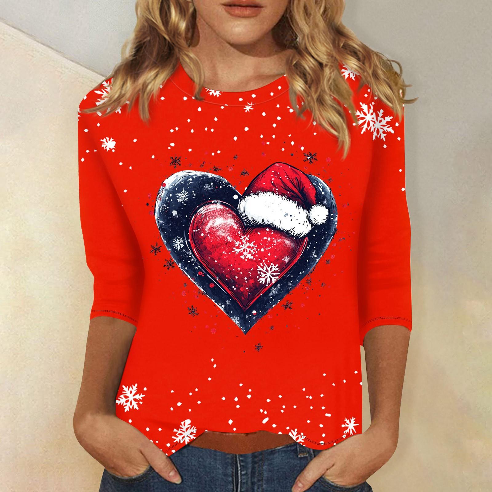 

Женский модный повседневный пуловер с рукавами 3/4 и воротником-стойкой XL киноварь