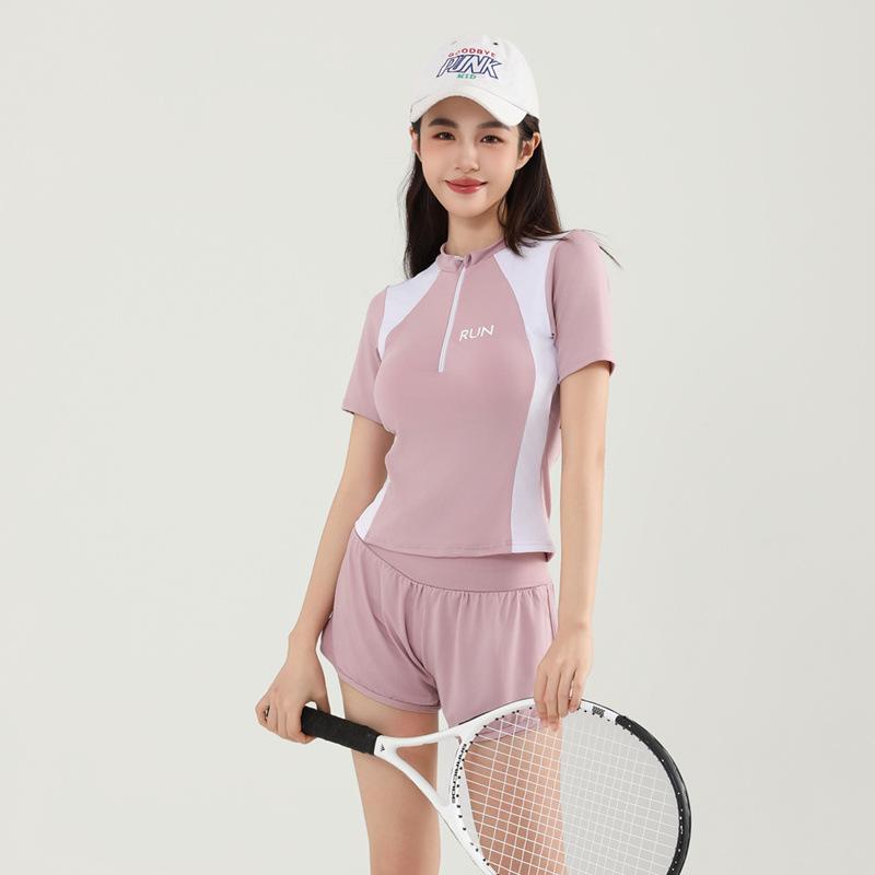 2025 Sportlicher zweiteiliger Badeanzug: Bauchkontrolle, Schlankmachend, Konservativ – Ideal für Frühlingsurlaub, Strand, Schwimmen