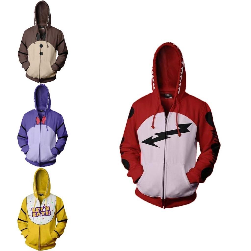Premium Five Nights At Freddy's Fnaf Cosplay Costume Hoodie With Vibrant Pattern