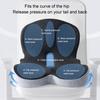 Yousheng L-Shaped Integrated Seat Cushion Memory Foam Cushion with Lumbar Support Back And Seat Cushion for Tailbone Pain Relief Car Seat Office Chair