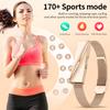 Stylish Women's Smart Jewelry Bracelet Men Remote Camera Control Pedometer Sports Heart Rate Health Smart Watch Ladies Gift