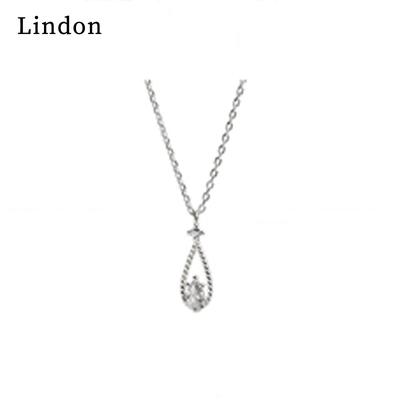 Δώρο μόδας για γυναικείο κολιέ Lindon Κρεμαστό κράμα χαλκού Ζιργκόν