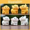 Cartoon Realistic Dog Miniature Model Resin Figure For Desk Car Decor