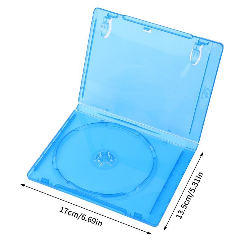 Cd Game Case Protective Box Compatible For Ps4/Ps5 Game Disk Holder Cd Dvd Discs Storage Box Cover Dropship