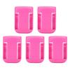 5pcs 14V‑60V Battery Mount Holder Storage Shelf Rack Stand Slots Hanger Buckle Pink