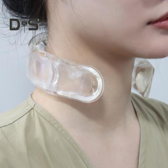 Summer Neck Cooling Tube Wearable Neck Cooler Lightweight Reusable Ice Cold Ring Outdoor Heatstroke Prevention Portable Neck Wrap Collar