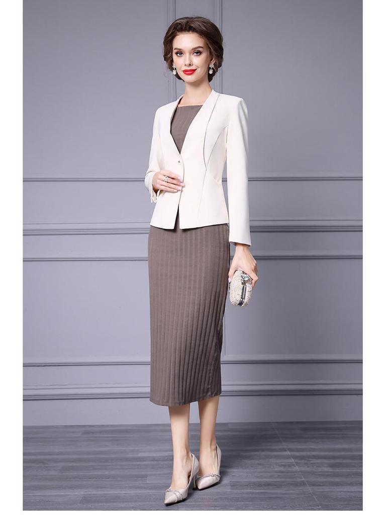 Zhili Damen Slim Schwarzer Anzugjacke - Elegant, Stilvoll Frühjahr 2025 Mode