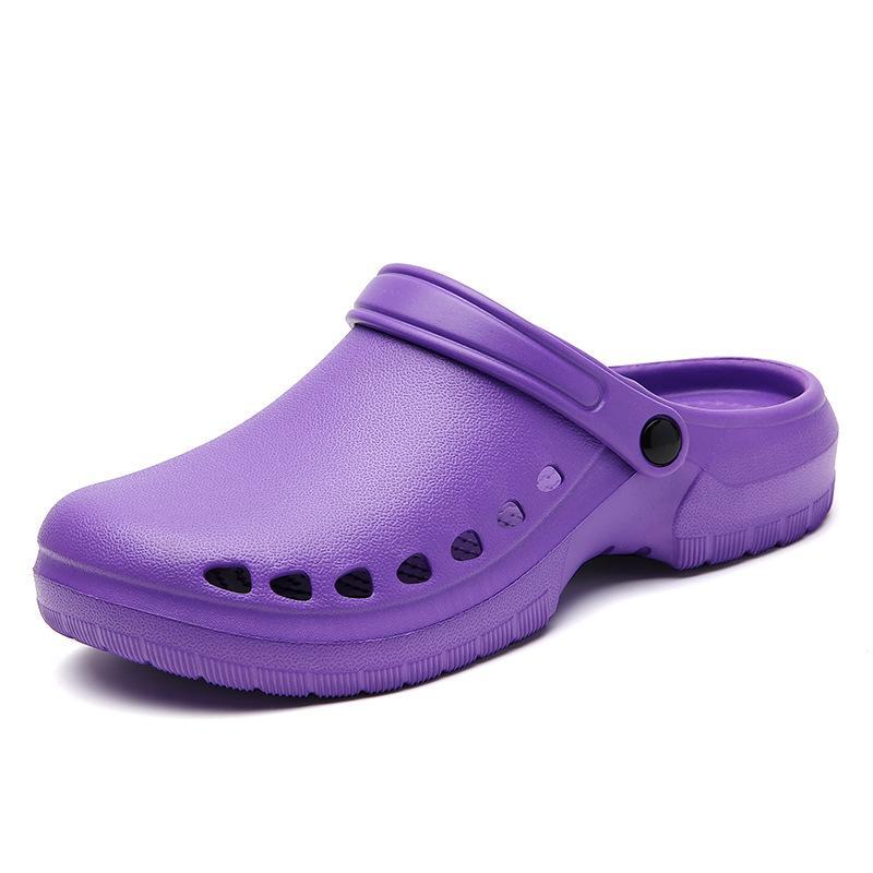 Operating Room Non-Slip Soft Bottom Clogs: Durable Baotou Shoes for Doctors, Nurses, and Cleanroom Labs