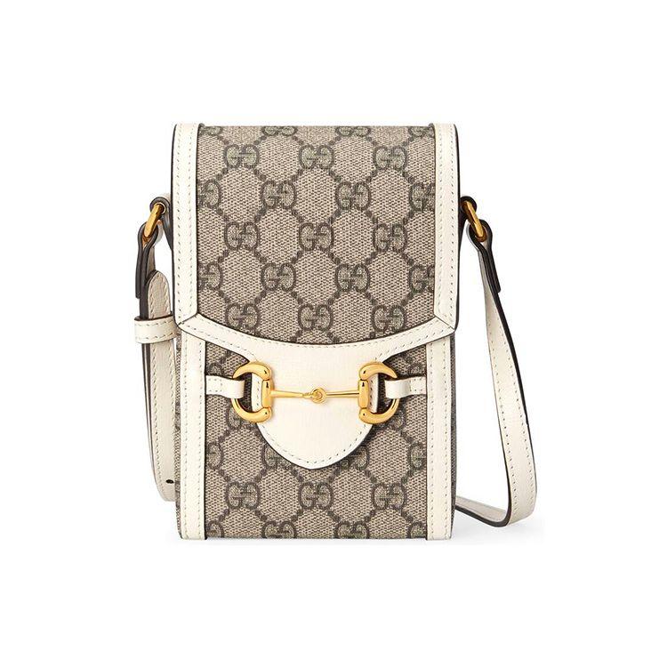 

Gucci Horsebit 1955 Міні-сумка Бежевий/Ебоні/Білий Унісекс Сумки через плече Коричневий 625615-92TCG-9761 Basic Set (Bag+Dust Bag)
