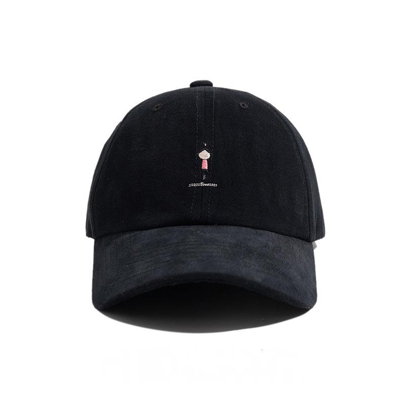 

Women’s Fashion Curved Brim Cotton Baseball Cap Letter Embroidery Simple Elegant Outdoor Casual Versatile Sun Hat Adjustable чорний