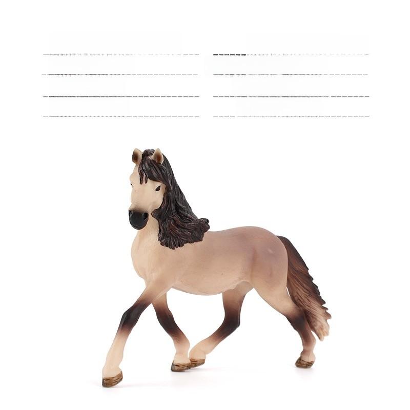 Andalusian Horse Handcrafted Static Model For Animal Collectors And Decor