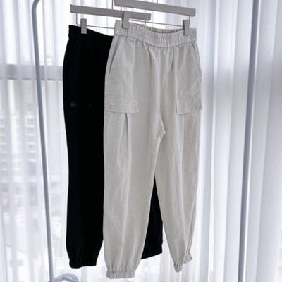 RUA Pocket Pintuck Jogger Pants