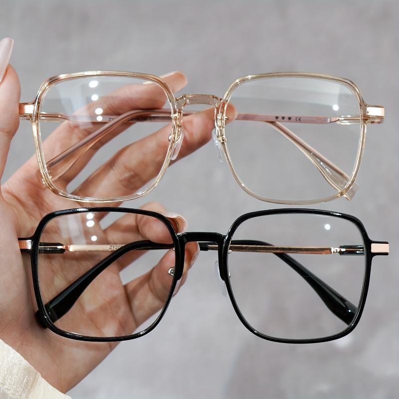 

2 пары стильных очков для чтения с большой оправой для мужчин и женщин с углом от +1,00 до +4,00 градусов, легкие 3.0