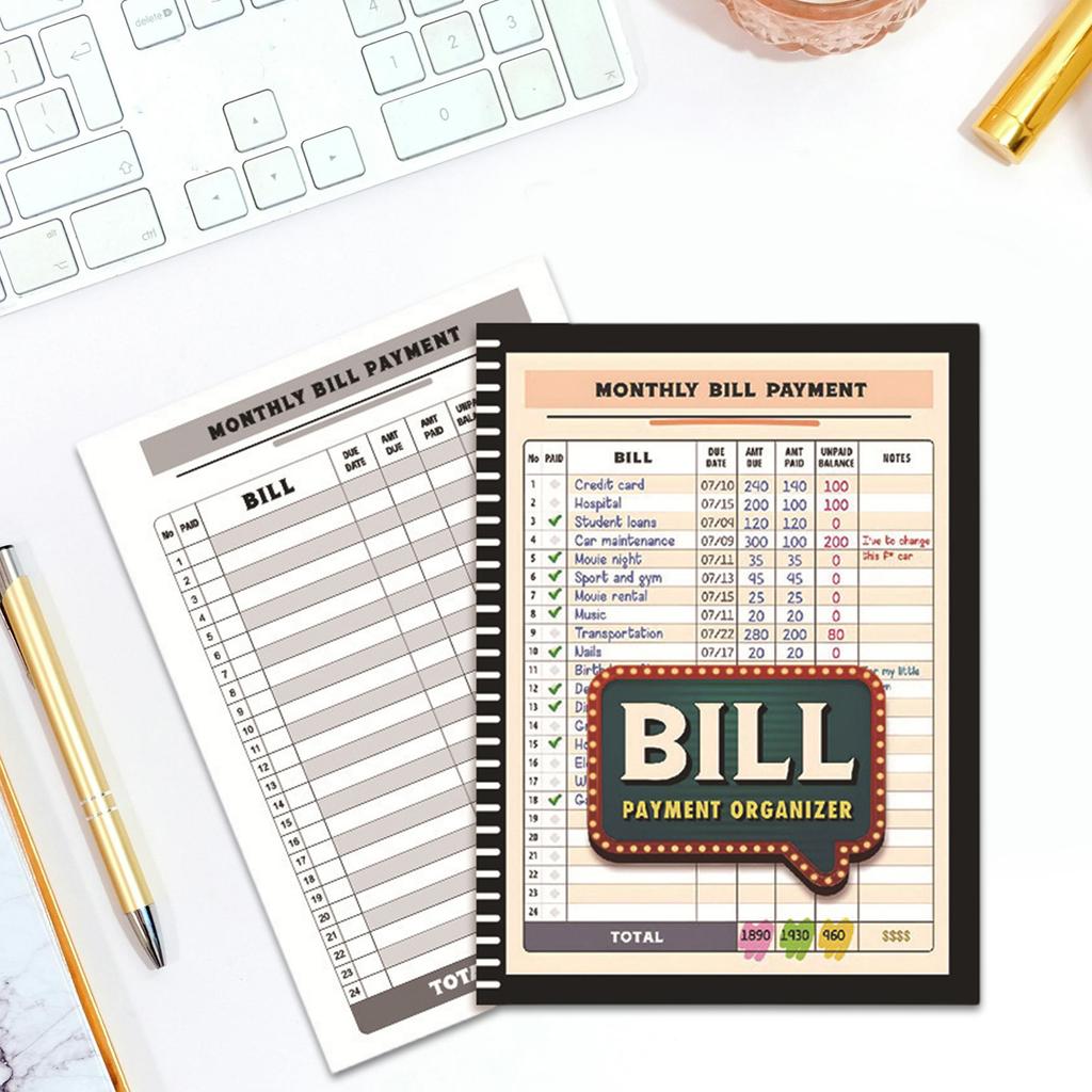 Family Money Organizer and Monthly Finance Tracker Bill Checklist Efficient Payment Management and Savings Planning