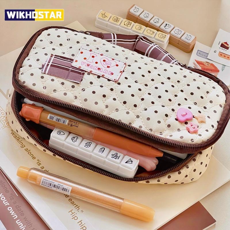 Heart Shaped Handle Pencil Case Cute Ins Style Primary School Student Pencil Bag Pencil Box