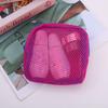 Big Colorful Mesh Makeup Bag for Travel Water-Resistant Cosmetic Organizer Pouch with Zipper for Toiletries Makeup Bag for Women