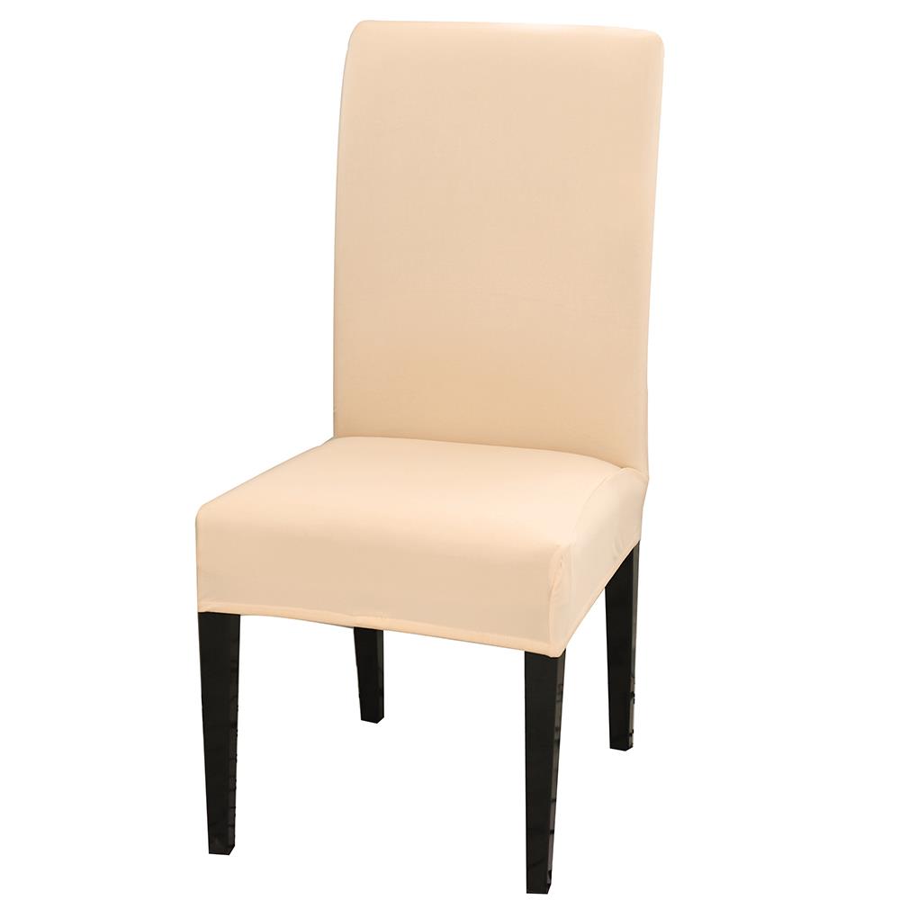 Elastic Solid Color Chair Cover Spandex Stretch Slipcovers Chair Seat Covers for Kitchen Dining Room Wedding Banquet Home Decor
