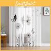 Tulle Curtains Pattern Modern Dandelion For Living Room Bedroom Home Kitchen Window Sheer Curtains