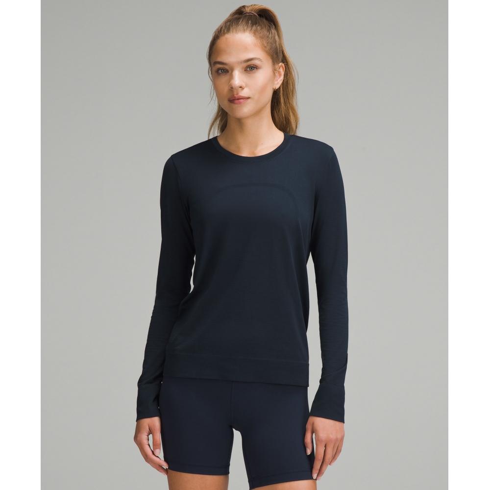 

Lululemon Рубашка Swiftly Relaxed с длинным рукавом, длина до бедра, настоящий темно-синий, настоящий темно-синий 8