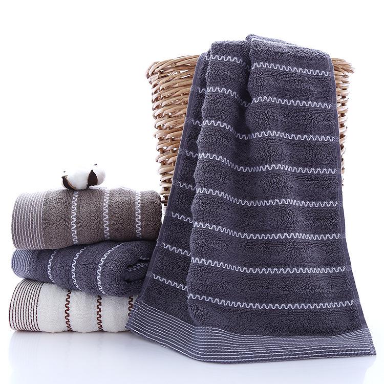 

Вышитое полотенце из чистого хлопка - Мягкое, Плотное, с индивидуальным логотипом 34x72 cm