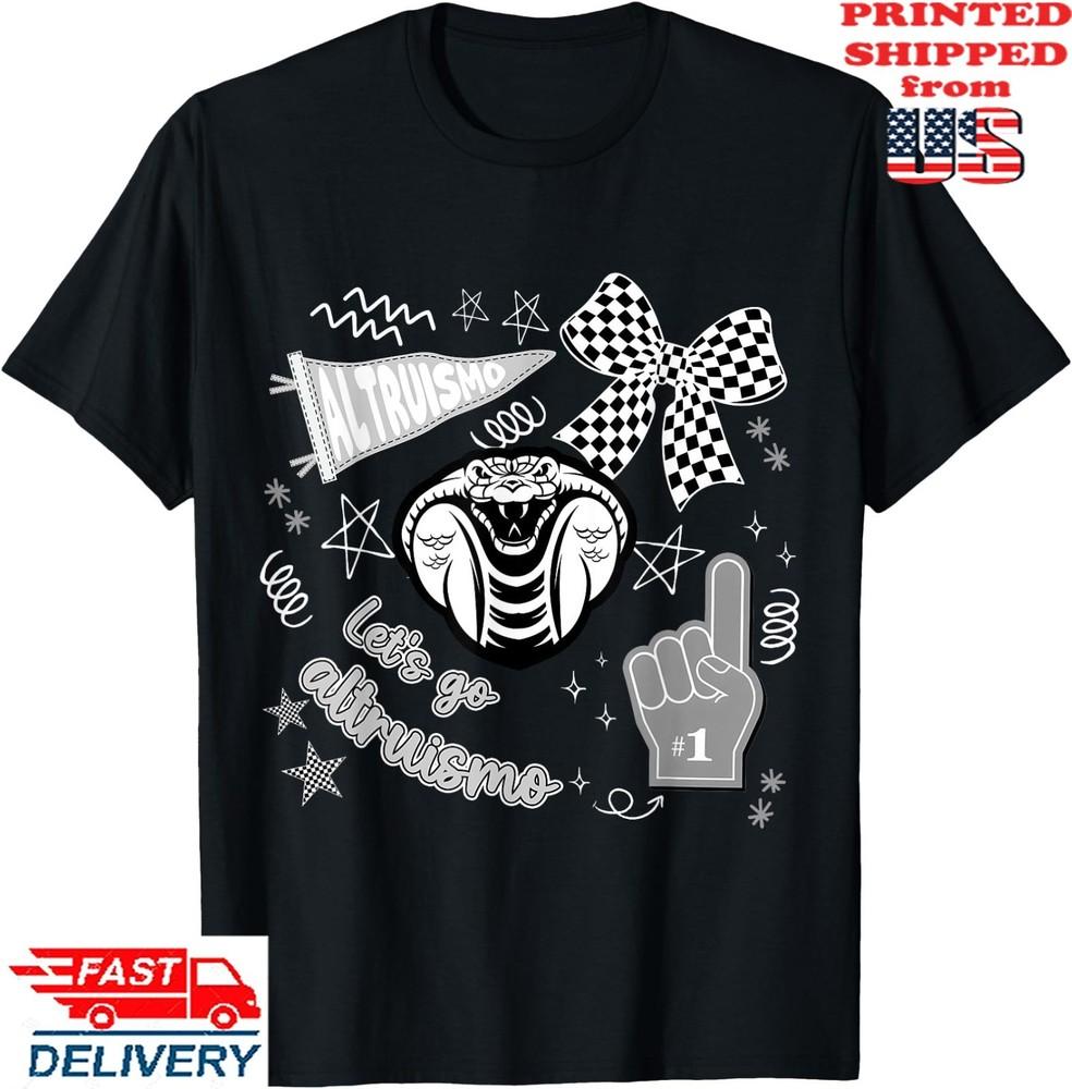 Давай Вперед Альтруизм Ретро Поддерживающий Школьный Дух Футболка, Унисекс Футболка Унисекс Футболка M