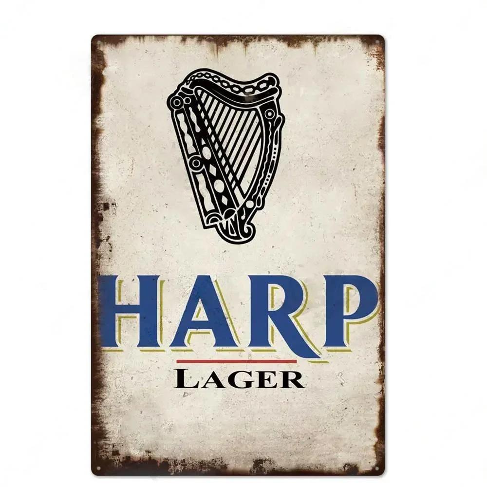FJ Beer Brand Posters Decor Vintage Metal Signs Tin Sign Plaque Home Decor Pub Bar Man Cave Wall Decorative