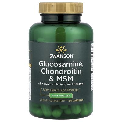 Contains Glucosamine, Chondroitin and MSM, Hyaluronic Acid and Collagen, 90 Capsules