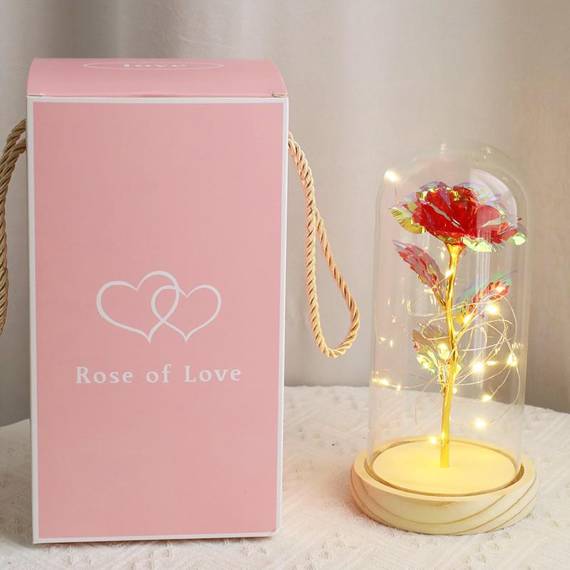 Cadeau de Saint-Valentin: Veilleuse Tulipe Faite à la Main Rubik's Cube - Parfait pour l'Anniversaire de la Petite Amie