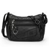 Large Capacity Single Shoulder Lightweight Soft Leather Crossbody Bag